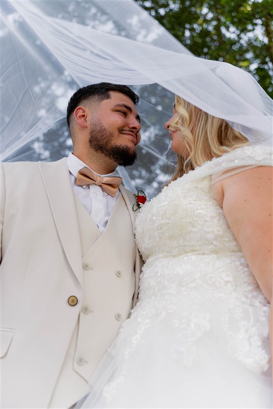 Photo couple mariage chateau beausejour