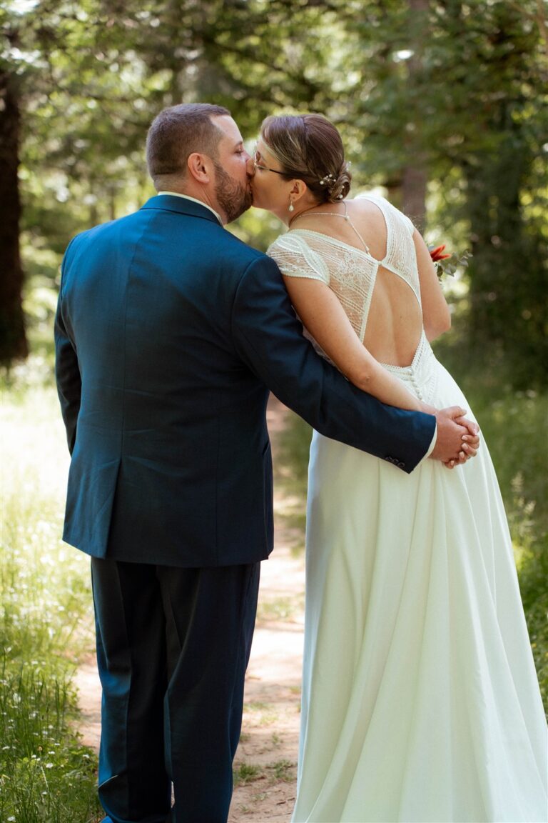 Séance photo mariage en foret